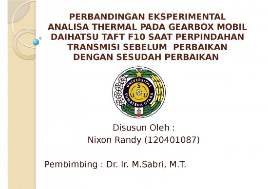 picture_Tujuan Penelitian Adalah 2824 | Perbandingan Eksperimental Analisa Thermal Pada Gearbox Mobil Daihatsu Taft F10 Saat Perpindahan Transmisi