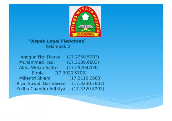 picture_Aspek Legal Flebotomi - Masalah Hukum Etika Dan Bioetika Yang Saling Terikat Satu Sama Lain