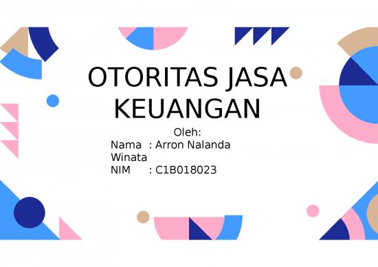 picture1_Bank Presentation Ppt 2878 | Otoritas Jasa Keuangan Ojk - Lembaga Negara Yang Bersifat Independen