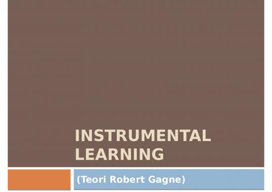 picture1_Instrumental Learning - Teori Robert Gagne