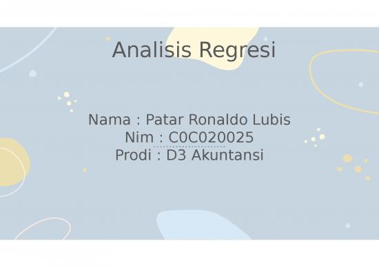 picture_Presentasi Usaha Ppt 2926 | Analisis Regresi - Pengertian Dan Jenis-jenis Analisis Regresi