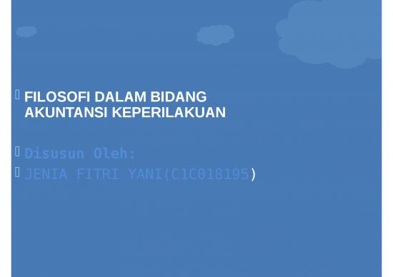 picture Peluang Ppt 2963 | Filosofi Dalam Bidang Akuntansi Keperilakuan