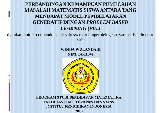 picture_Membuat Rumusan Masalah 2969 | Perbandingan Kemampuan Pemecahan Masalah Matematis Siswa - Model Pembelajaran Generatif - Problem Based Learning
