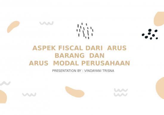 picture1_Presentasi Usaha Ppt 2973 | Aspek Fiscal Dari  Arus Barang  Dan Arus  Modal Perusahaan