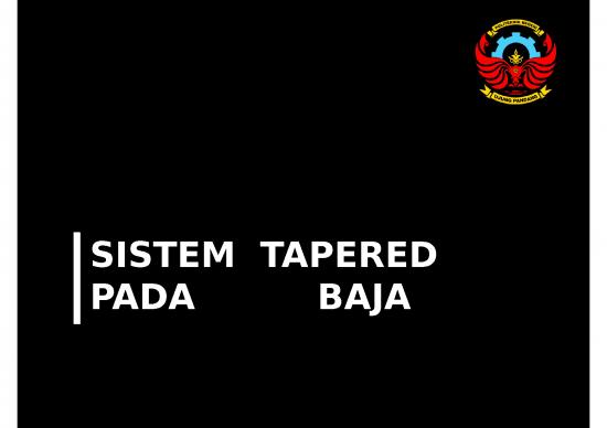 picture_Penampang Baja Taper - Bersifat Meruncing Semakin Keujung Penampangnya Akan Semakin Besar Atau Kecil
