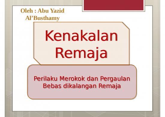 picture_Kenakalan Remaja - Perilaku Merokok Dan Pergaulan Bebas Dikalangan Remaja