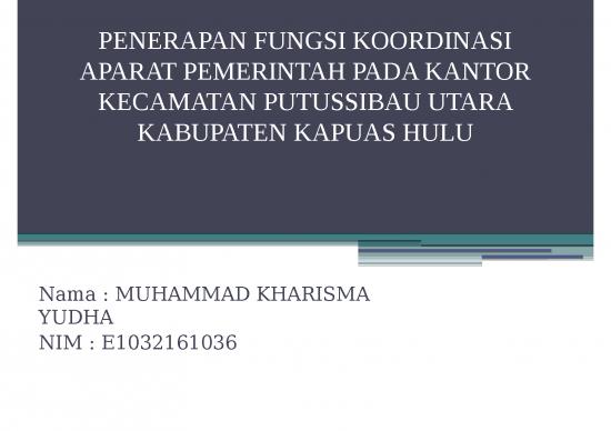 picture_Tujuan Penelitian Adalah 3079 | Penerapan Fungsi Koordinasi Aparat Pemerintah Pada Kantor Kecamatan