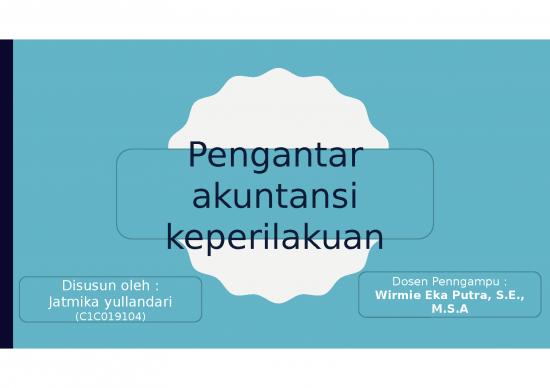 picture_Presentasi Usaha Ppt 3081 | Pengantar Akuntansi Keperilakuan