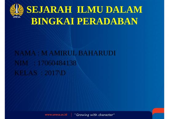 picture1_Sejarah  Ilmu Dalam Bingkai Peradaban