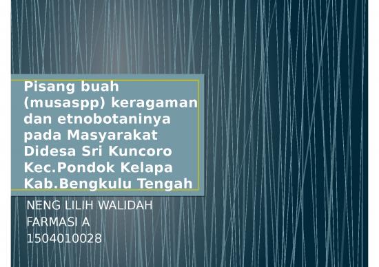 picture_Contoh Metode Penelitian 3175 | Pisang Buah - Musaspp - Keragaman Dan Etnobotaninya Pada Masyarakat Didesa
