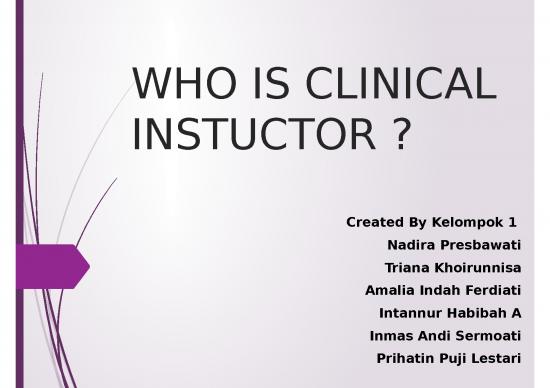 picture Laporan Ppt 3228 | Clinical Instrutor - Memberikan Bimbingan Kepada Mahasiswa Yang Sedang Mengikuti Kegiatan Pembelajaran Klinik