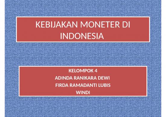 picture_Kebijakan Moneter Ppt 3250 | Kebijakan Moneter Di Indonesia
