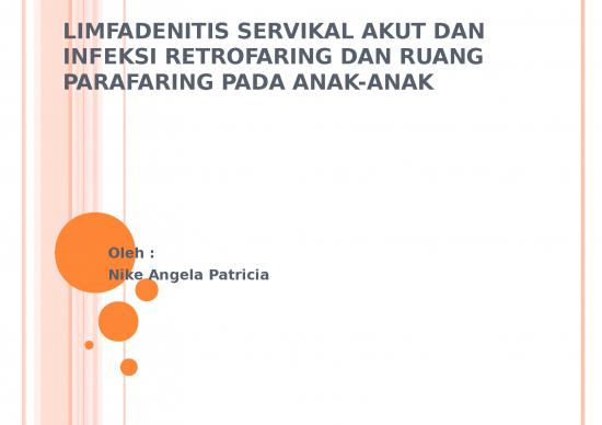 picture_Power Point Manajemen 3260 | Limfadenitis Servikal Akut Dan Infeksi Retrofaring Dan Ruang Parafaring Pada Anak-anak