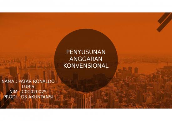 picture_Financial Presentation Power Point 3295 | Penyusunan Anggaran Konvensional - Metode Penghargapokokan Tradisional - Traditional Costing