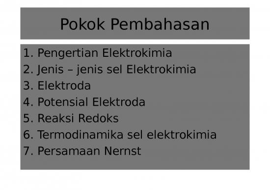 picture Elektrokimia - Ilmu Yang Mempelajari Hubungan Antara Perubahan Reaksi Kimia Dengan Kerja Listrik