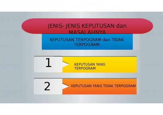 picture Powerpoint Alternative 3324 | Jenis Jenis Keputusan Dan Masalahnya