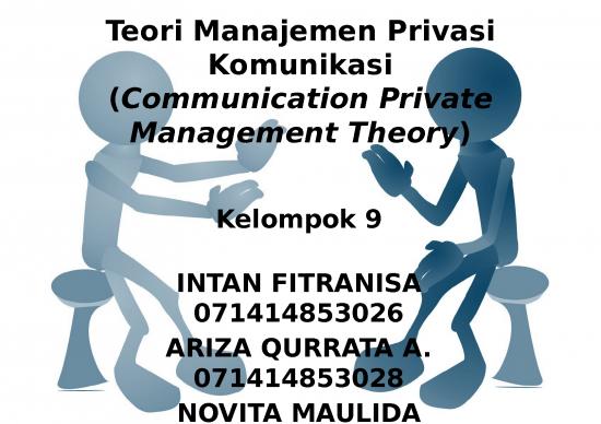 picture Teori Manajemen Privasi Komunikasi - Communication Private Management Theory