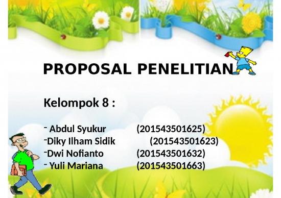 picture Powerpoint Templates Proposal 3391 | Proposal Penelitian - Jenis-jenis Ciri–ciri Unsur–unsur Prosedur Sistematika Penyusunan