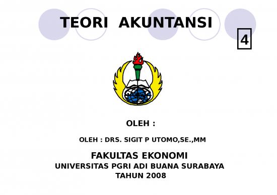 picture_Power Point Laporan Keuangan 3394 | Teori  Akuntansi - Perumusan Teori Akuntansi