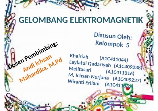 picture Gelombang Elektromagnetik - Pengertian Sifat-sifat Persamaan Peranan