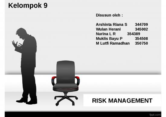 picture_Presentasi Usaha Ppt 3422 | Risk Management - Manajemen Resiko - Resiko Yang Diambil Ketika Menentukan Seberapa Besar Modal Dan Volume Transaksi