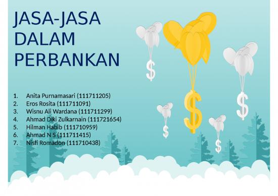 picture Bank Presentation Ppt 3426 | Jasa-jasa Dalam Perbankan - Kegiatan Perbankan Untuk Memperlancar Kegiatan Menghimpun Dana Dan Menyalurkan Dana