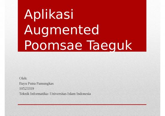 picture1_Augmented Reality Ppt Template 3470 | Taekwondo - Aplikasi Augmented Poomsae Taeguk