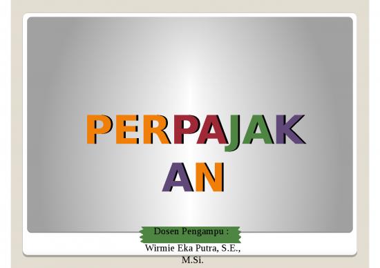 picture Kup - Ketentuan Umum Dan Tata Cara Perpajakan
