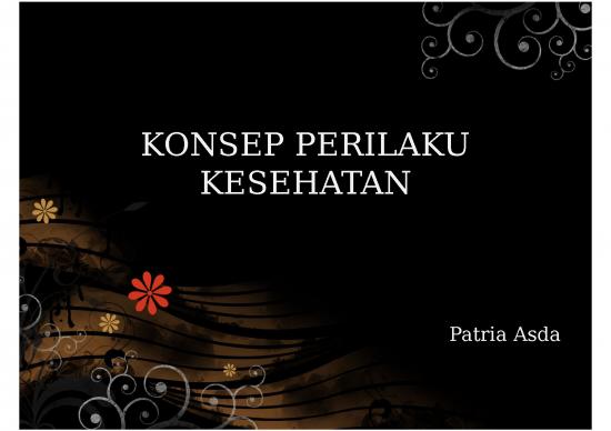 picture_Behavior Ppt 3591 | Konsep Perilaku Kesehatan