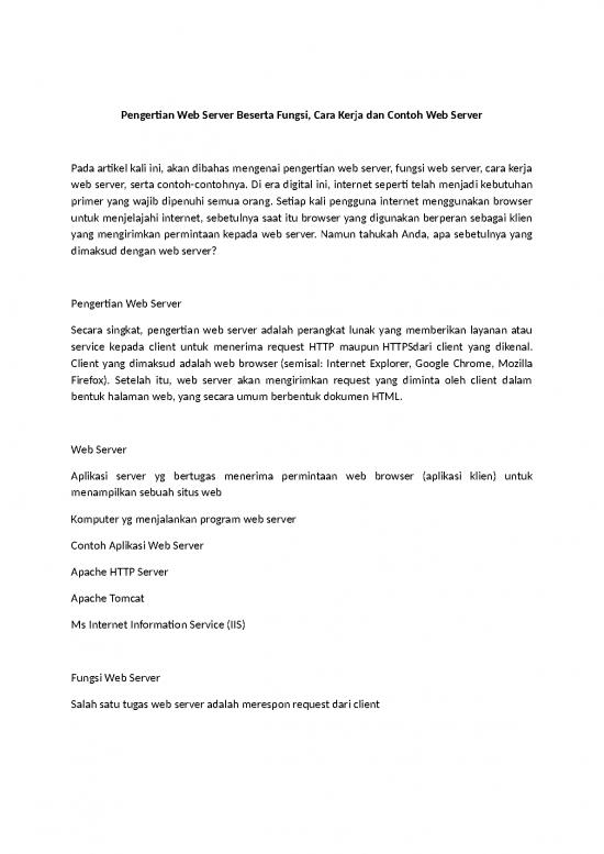 picture_Web Server - Pengertian Fungsi Cara Kerja Dan Contoh Web Server