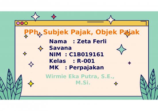 picture1_Presentasi Usaha Ppt 3624 | Pph Subjek Pajak Objek Pajak - Perpajakan
