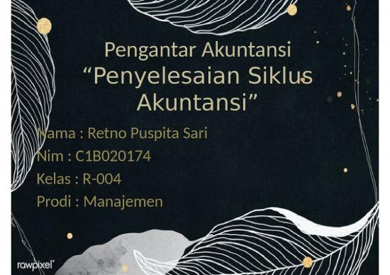 picture Power Point Laporan Keuangan 3750 | Penyelesaian Siklus Akuntansi