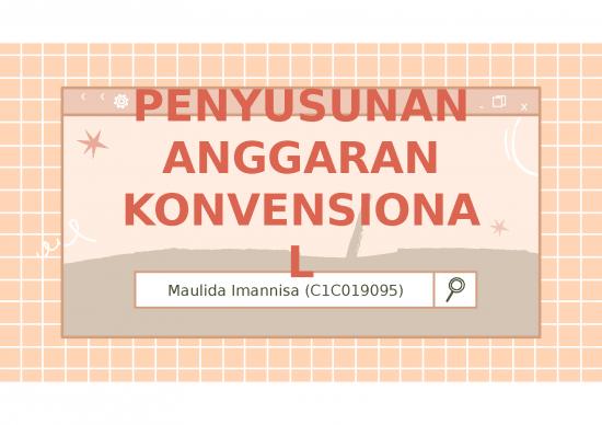 picture_Financial Presentation Power Point 3751 | Penyusunan Anggaran Konvensional