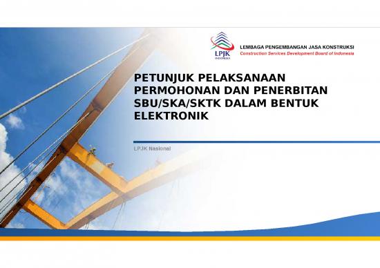 picture Presentasi Usaha Ppt 3778 | Penerbitan Sbu - Petunjuk Pelaksanaan Permohonan Dan Penerbitan Sbu Ska Sktk Dalam Bentuk Elektronik