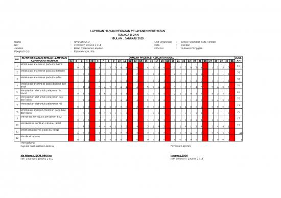picture1_Excel Sheet Download 3852 | Format Laporan Harian Kesehatan - Laporan Harian Kegiatan Pelayanan Kesehatan