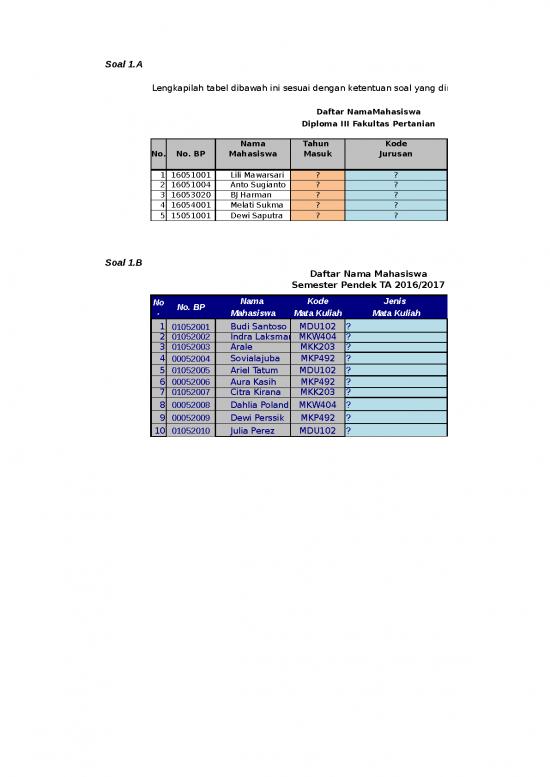 picture Excel Sheet Download 3942 | Contoh Soal Ujian Ms Excel