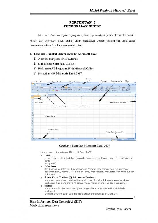 picture_Therapy Workbook Pdf 3955 | Modul - Panduan Microsoft Excel 2007
