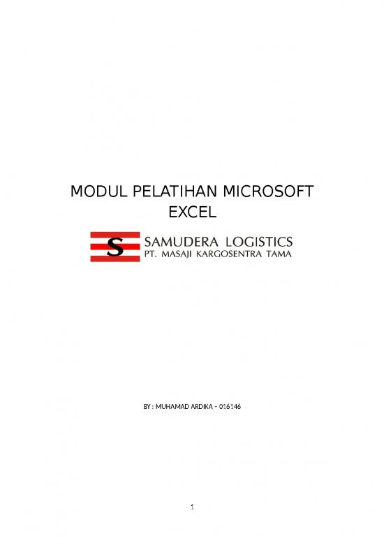 picture_Modul Pelatihan Microsoft Excel - Excel Tutorial
