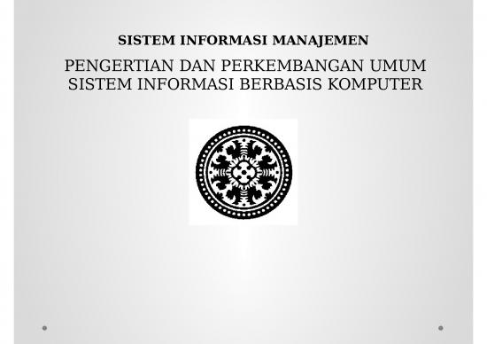 picture_Power Point Manajemen 3985 | Sistem Informasi Berbasis Komputer - Pengertian Dan Perkembangan Umum
