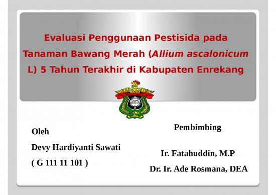 picture_Presentasi Usaha Ppt 4062 | Penggunaan Pestisida - Evaluasi Penggunaan Pestisida Pada Tanaman Bawang Merah Allium Ascalonicum L 5 Tahun Terakhir