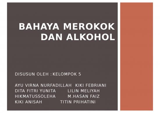 picture Produk Ppt 4113 | Bahaya Merokok Dan Alkohol