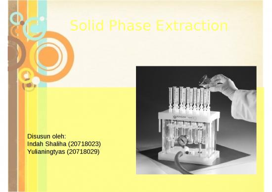 picture1_Solid Phase Extraction Slideshare 4174 | Ekstraksi Fase Padat - Solid Phase Extraction