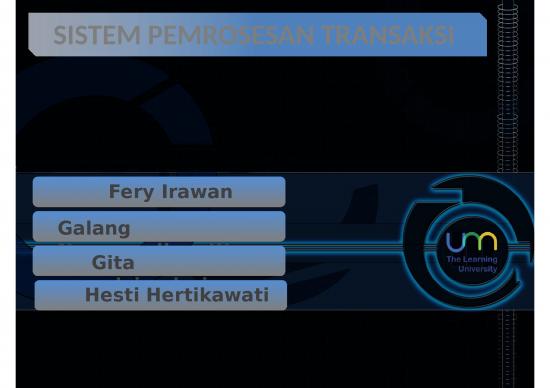 picture_Data Processing Ppt 4188 | Sistem Pemrosesan Transaksi - Transaction Processing System Tps - Sistem Yang Memproses Data Yang Dihasilkan Dari Transaksi Bisnis