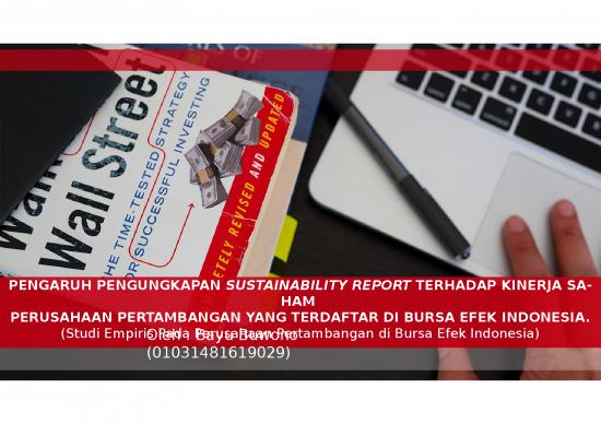picture Power Point Laporan Keuangan 4196 | Sustainability Report - Pengaruh Pengungkapan Sustainability Report Terhadap Kinerja Saham Perusahaan Pertambangan
