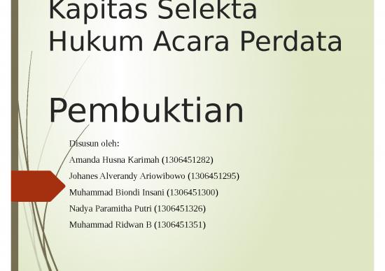 picture Electronic Spread Sheet 4256 | Pembuktian - Kapitas Selekta Hukum Acara Perdata