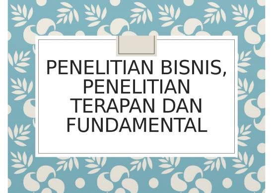 picture Contoh Metode Penelitian 4259 | Penelitian Bisnis - Penelitian Terapan Dan Fundamental