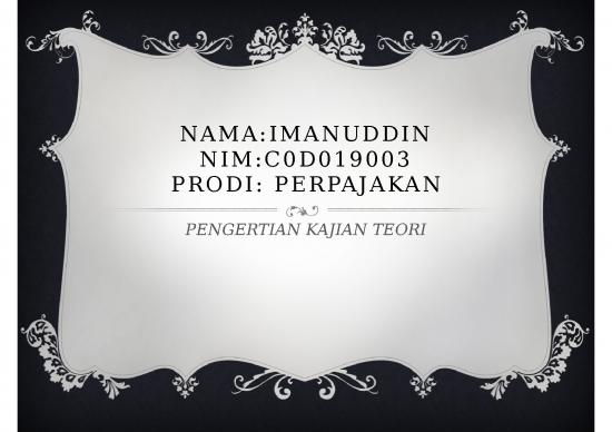 picture Landasan Komunikasi 4261 | Pengertian Kajian Teori
