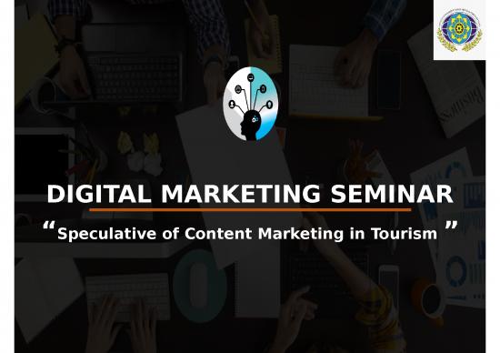 picture Ppt Pemasaran Produk 4281 | Speculative Of Content Marketing In Tourism - Digital Marketing Seminar