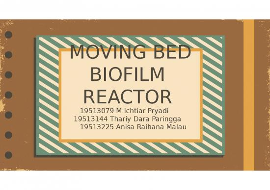 picture Bio Powerpoint Presentation 4405 | Moving Bed Biofilm Reactor Mbbr - Proses Pengolahan Yang Membutuhkan Luas Lahan Yang Lebih Sedikit Daripada Sistem Pengolahan Air Limbah Tradisional