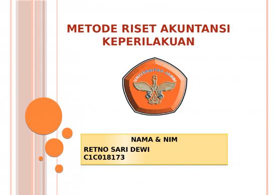 picture Presentasi Usaha Ppt 4457 | Metode Riset Akuntansi Keperilakuan